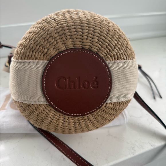 Chloe Raffia Bucket Bag - Picture 5 of 5